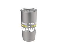 The Original Awesome Polymath Stainless Steel Insulated Tumbler