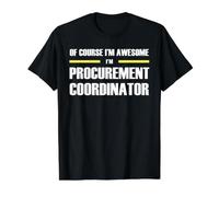 The Original Awesome Procurement Coordinator Value Graphic T-Shirt, Men, Black, S