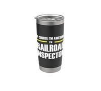 The Original Awesome Railroad Inspector Stainless Steel Insulated Tumbler