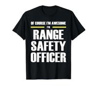 The Original Awesome Range Safety Officer Value Graphic T-Shirt, Men, Black, L