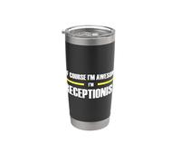 The Original Awesome Receptionist Stainless Steel Insulated Tumbler