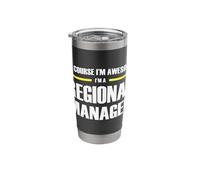 The Original Awesome Regional Manager Stainless Steel Insulated Tumbler