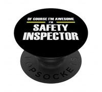 The Original Awesome Safety Inspector PopSockets Adhesive PopGrip