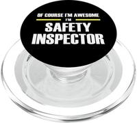 The Original Awesome Safety Inspector PopSockets PopGrip for MagSafe