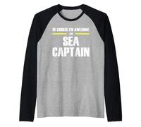 The Original Awesome Sea Captain Raglan Baseball Tee