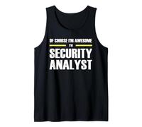 The Original Awesome Security Analyst Tank Top