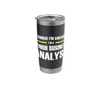 The Original Awesome Senior Business Analyst Stainless Steel Insulated Tumbler