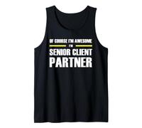 The Original Awesome Senior Client Partner Tank Top