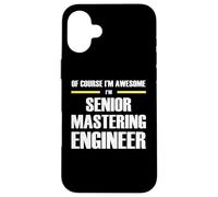 The Original Awesome Senior Mastering Engineer Case for iPhone 16 Plus