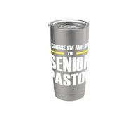 The Original Awesome Senior Pastor Stainless Steel Insulated Tumbler