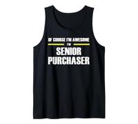 The Original Awesome Senior Purchaser Tank Top