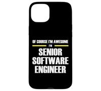 The Original Awesome Senior Software Engineer Case for iPhone 15 Plus