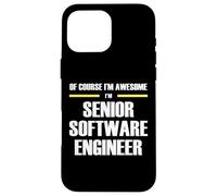 The Original Awesome Senior Software Engineer Case for iPhone 16 Pro Max