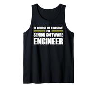 The Original Awesome Senior Software Engineer Tank Top