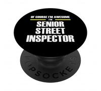 The Original Awesome Senior Street Inspector PopSockets Adhesive PopGrip