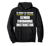 The Original Awesome Senior Swimming Instructor Pullover Hoodie