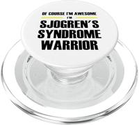 The Original Awesome Sjogren's Syndrome Warrior PopSockets PopGrip for MagSafe