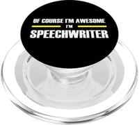 The Original Awesome Speechwriter PopSockets PopGrip for MagSafe