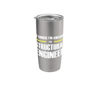 The Original Awesome Structural Engineer Stainless Steel Insulated Tumbler