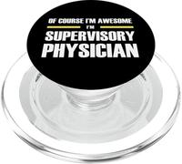 The Original Awesome Supervisory Physician PopSockets PopGrip for MagSafe