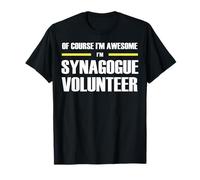 The Original Awesome Synagogue Volunteer T-Shirt