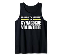 The Original Awesome Synagogue Volunteer Tank Top