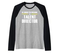 The Original Awesome Talent Director Raglan Baseball Tee