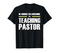 The Original Awesome Teaching Pastor Value Graphic T-Shirt, Men, Black, L