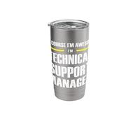 The Original Awesome Technical Support Manager Stainless Steel Insulated Tumbler