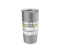 The Original Awesome Technology Architect Stainless Steel Insulated Tumbler