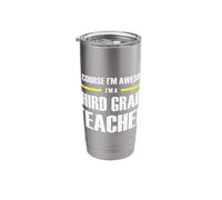 The Original Awesome Third Grade Teacher Stainless Steel Insulated Tumbler