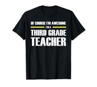 The Original Awesome Third Grade Teacher Value Graphic T-Shirt