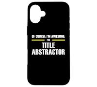 The Original Awesome Title Abstractor Case for iPhone 16 Plus