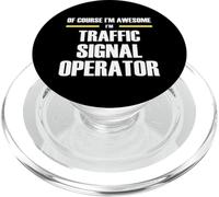 The Original Awesome Traffic Signal Operator PopSockets PopGrip for MagSafe
