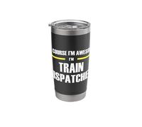 The Original Awesome Train Dispatcher Stainless Steel Insulated Tumbler