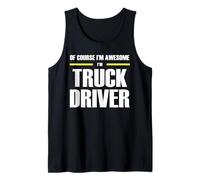 The Original Awesome Truck Driver Tank Top