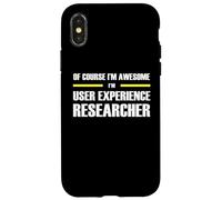 The Original Awesome User Experience Researcher Case for iPhone X/XS
