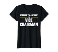 The Original Awesome Vice Chairman Value Graphic T-Shirt, Women, Black, L