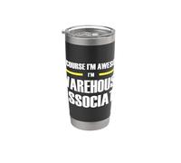 The Original Awesome Warehouse Associate Stainless Steel Insulated Tumbler