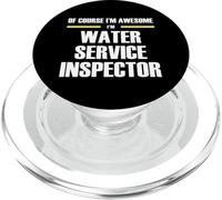 The Original Awesome Water Service Inspector PopSockets PopGrip for MagSafe