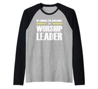 The Original Awesome Worship Leader Raglan Baseball Tee