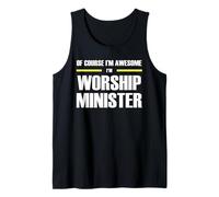 The Original Awesome Worship Minister Tank Top