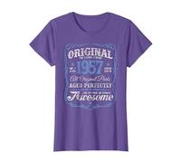 The Original Born In 1957 Vintage 68th Birthday T-Shirt