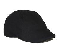 The Original Boston Scally Cap - The Dubliner Newsboy Flat Cap - 6 Panel Cotton Fitted Hat for Men - Black, Black, M-L