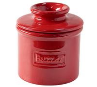 The Original Butter Bell Crock by L. Tremain, Cafe Collection Retro Café Maraschino Red