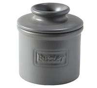 The Original Butter Bell Crock by L. Tremain, Cafe Matte Collection - Steel Gray Matte