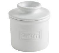 The Original Butter Bell Crock by L. Tremain, Cafe Matte Collection - White Matte