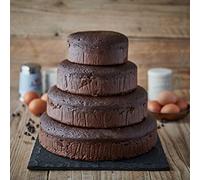 The Original Cake Company- Plain Ready to Decorate Chocolate Sponge Cake, Lovingly Handmade Cakes, Freshness Guaranteed, Great for Weddings, Birthday's & Celebrations, Vegetarian 10 Inches