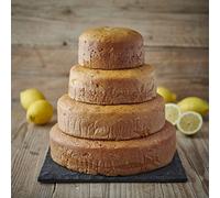 The Original Cake Company- Plain Ready to Decorate Lemon Sponge Cake, Lovingly Handmade Cakes, Freshness Guaranteed, Great for Weddings, Birthday's & Celebrations, Vegetarian 6 Inches