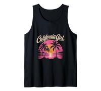 The Original California Girl Cute Pink Girly Coastal Look Tank Top